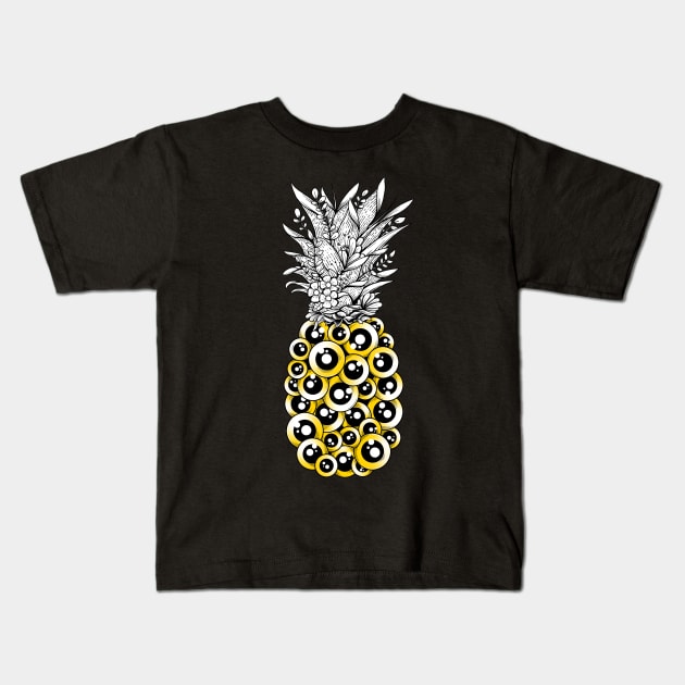 Tropical Illusion Kids T-Shirt by GODZILLARGE